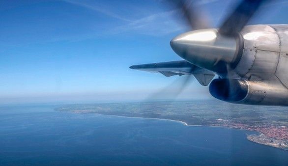 Flug an die Ostsee